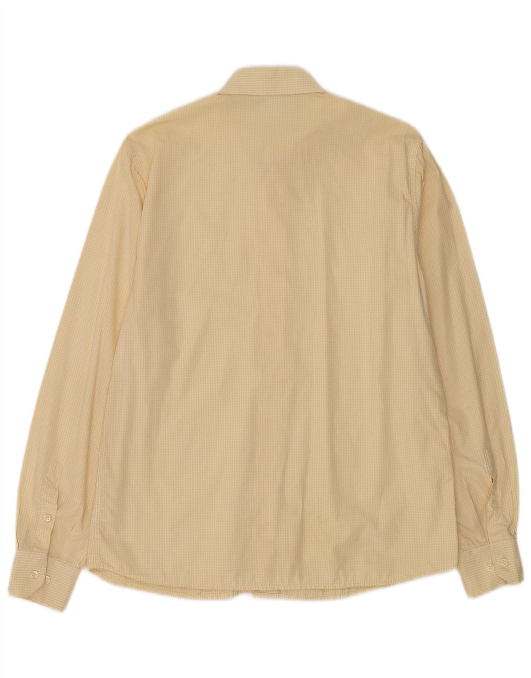 Emmanuel Schvili Chemise Homme Taille 42 Grand Vichy Jaune