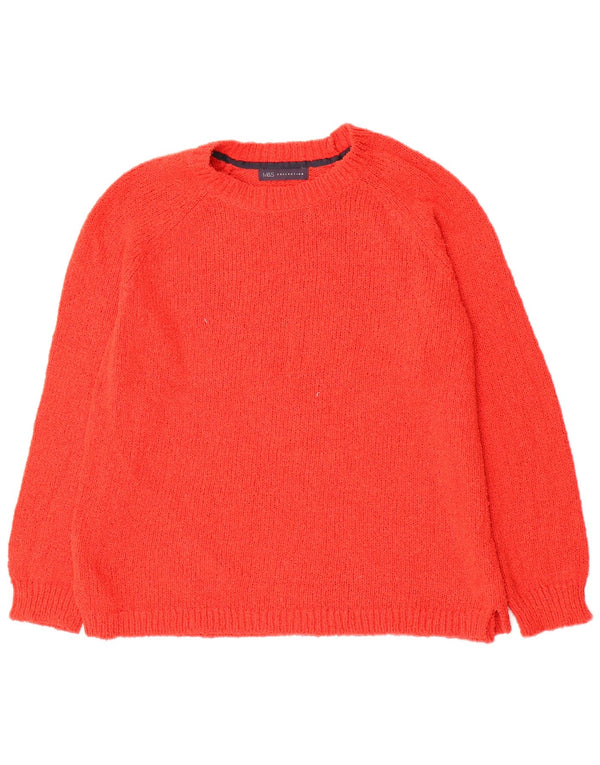 Marks & Spencer Pull col bateau pour femme UK 14 Large Rouge