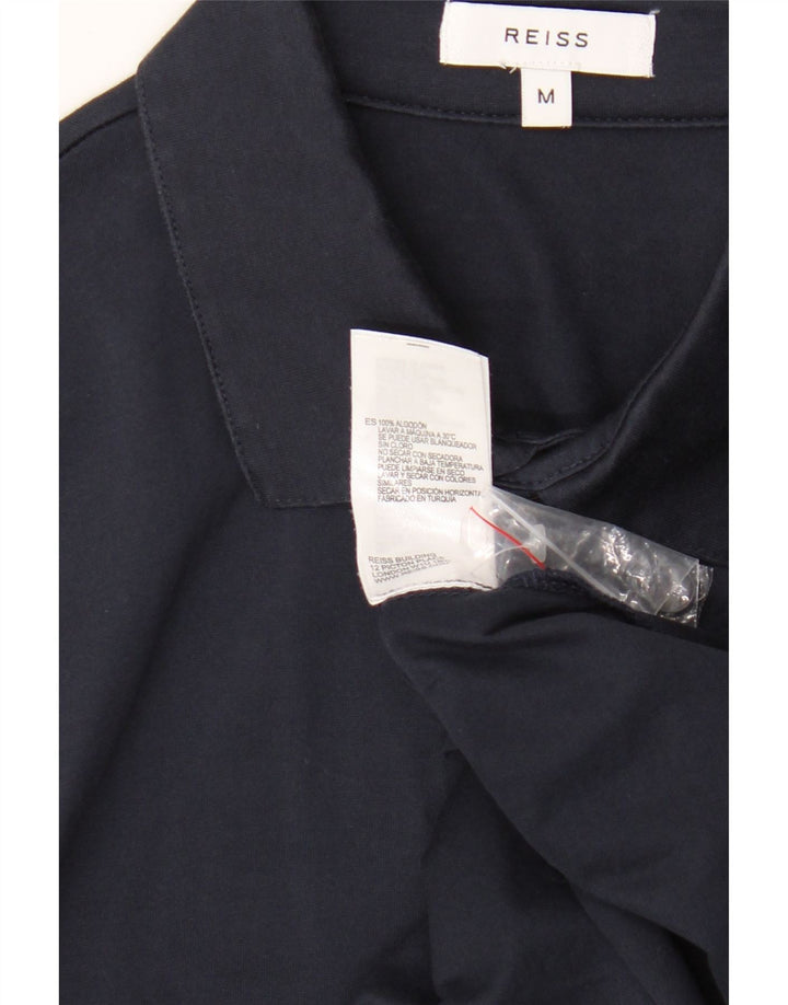 Reiss Chemise Homme Bleu Marine Moyen Coton