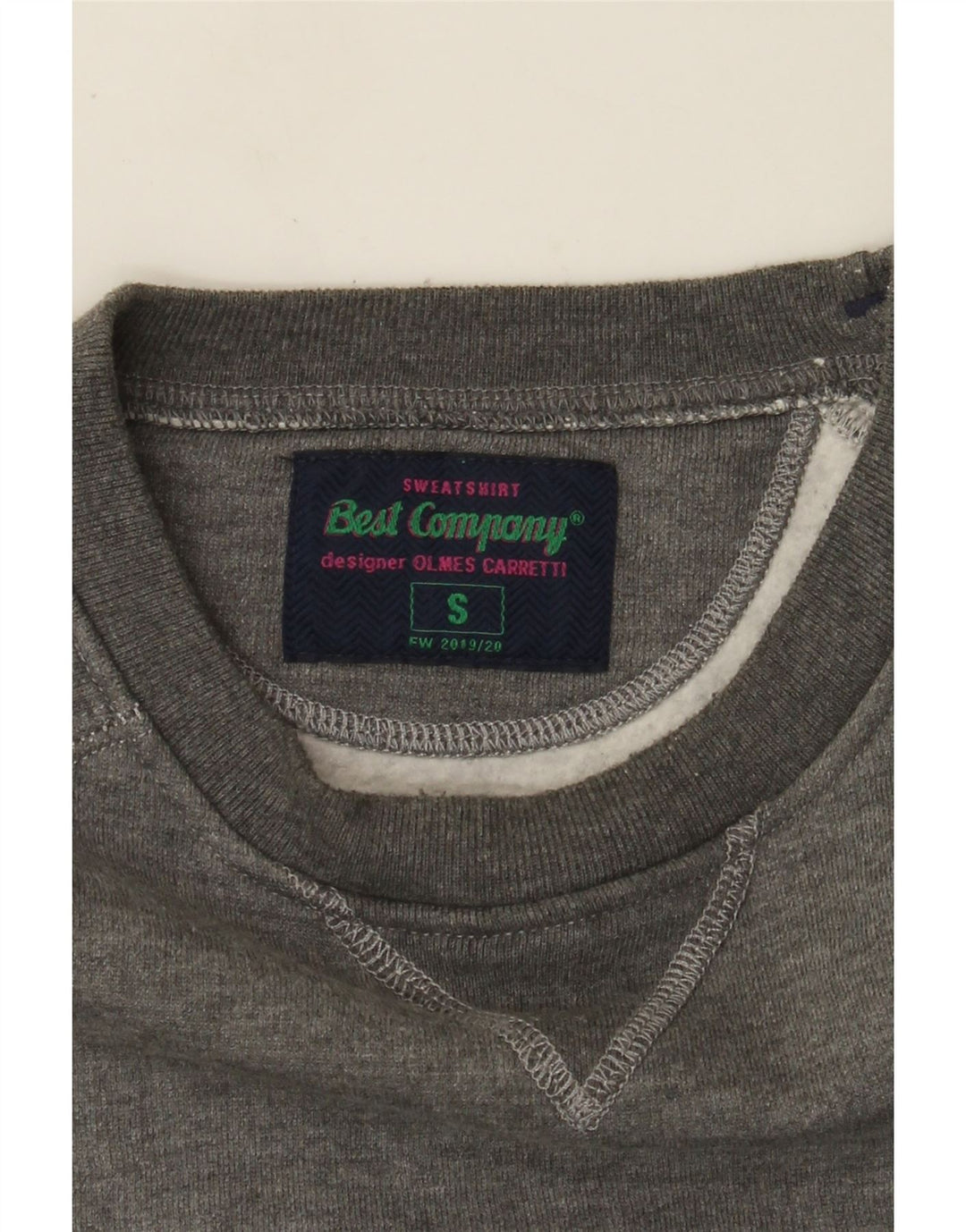 Best Company Sweat-shirt graphique pour homme Petit gris moucheté