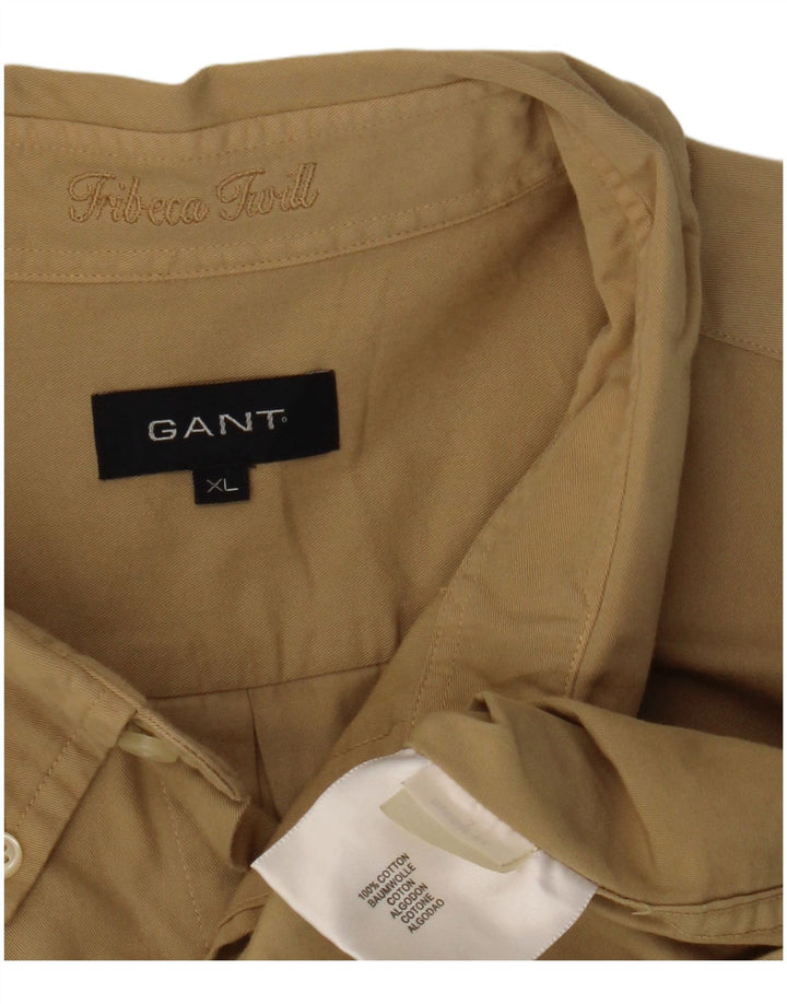 GANT Chemise Homme XL Beige Coton