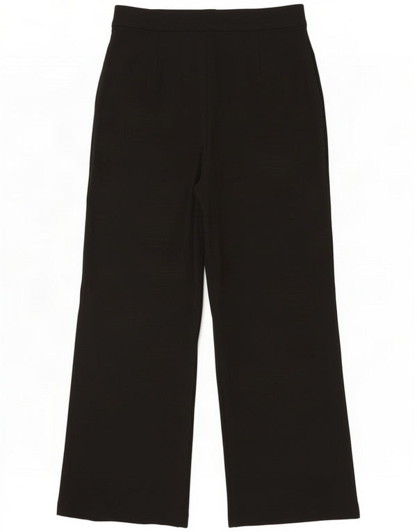 Marks & Spencer Pantalon décontracté taille haute pour femme UK 16 Large W32 L29 Noir