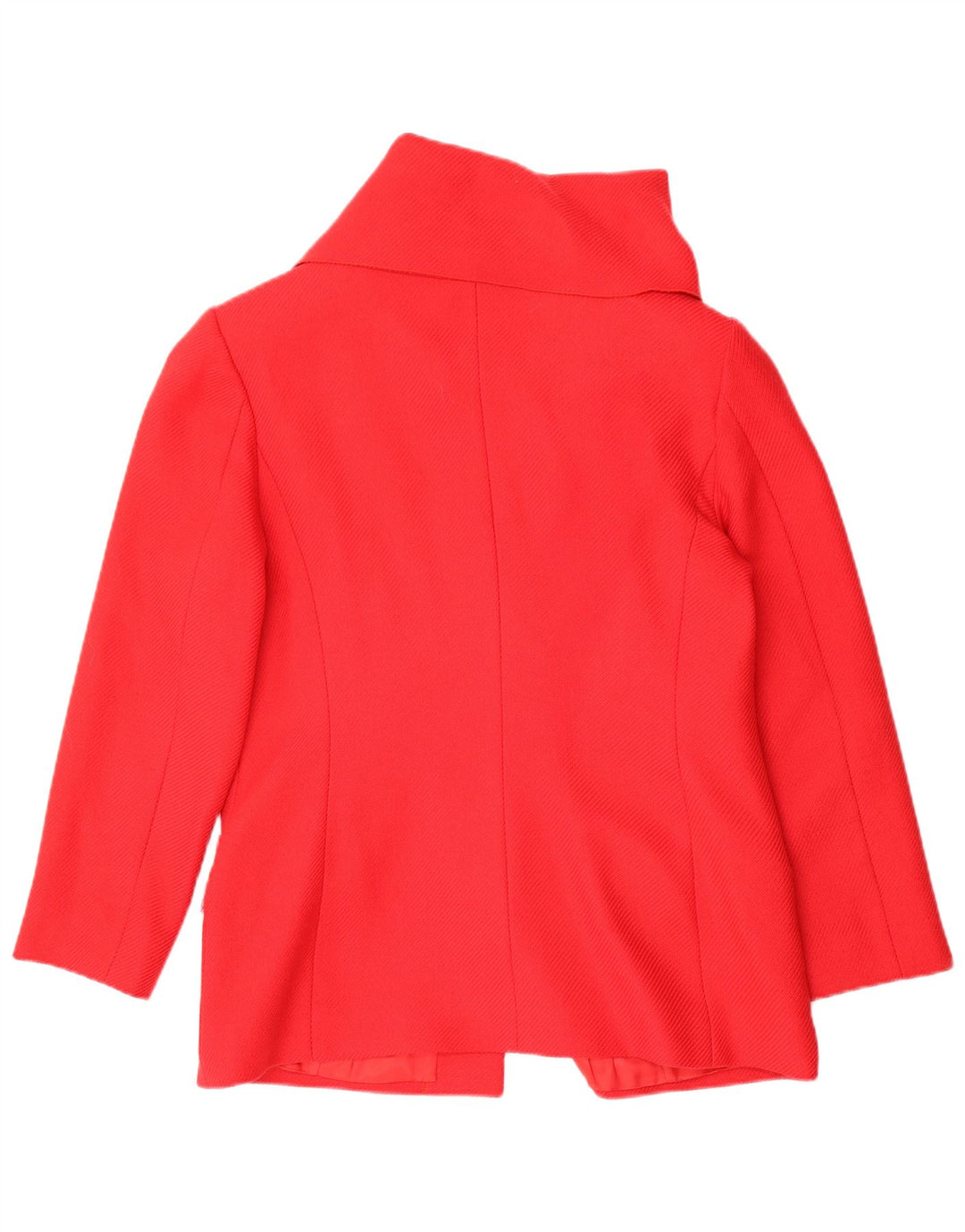 Luisa Spagnoli Veste Blazer 4 Boutons Femme IT 46 Grande Laine Rouge