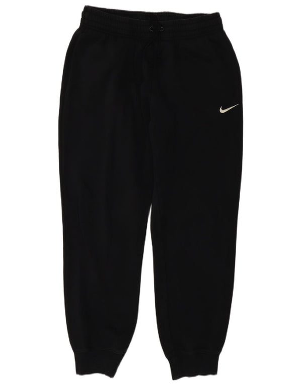 Nike Pantalon de survêtement pour femme en coton noir moyen UK 14