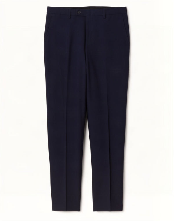 Marks & Spencer Pantalon de costume slim coupe ajustée pour homme W34 L33 Bleu marine