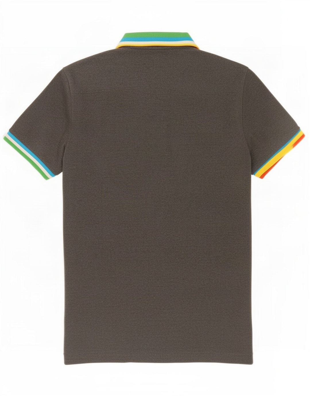 French Connection Polo Homme Gris Moyen Colourblock Coton
