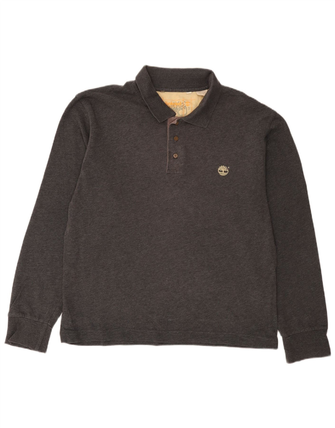 TIMBERLAND Polo à Manches Longues Homme XL Gris