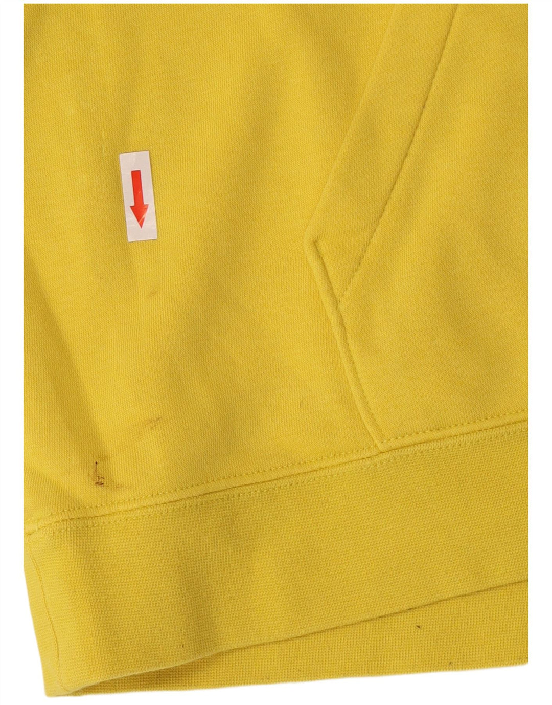 Nike Pull à capuche pour homme en coton jaune Taille L