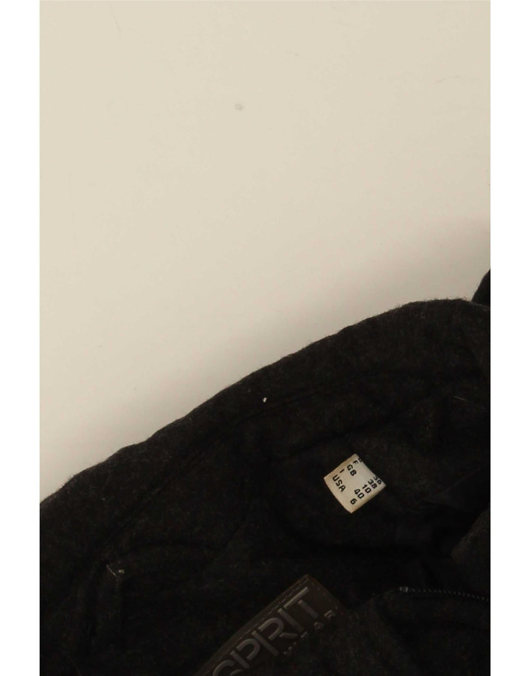 Esprit Veste matelassée surdimensionnée pour femme UK 10 Small Black Nylon