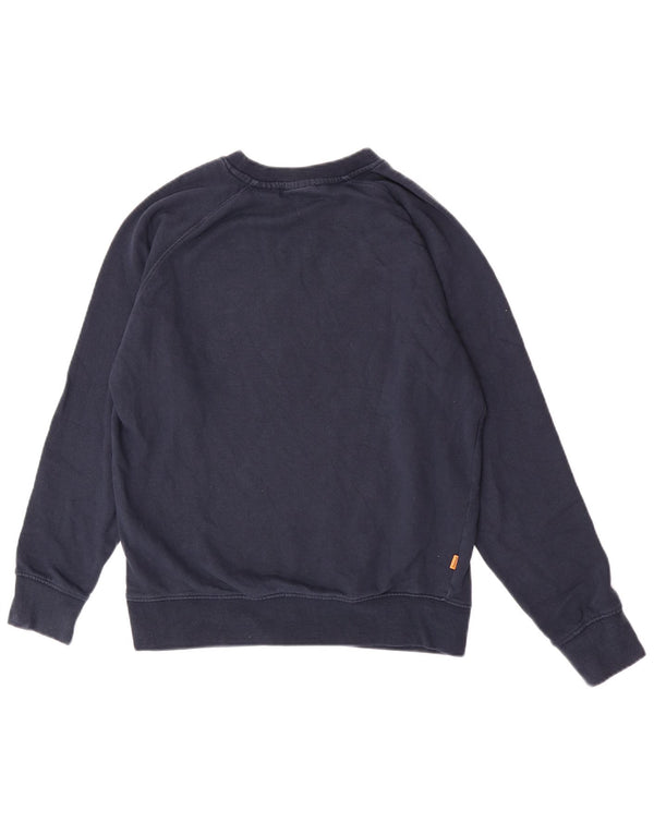 Timberland Sweat-shirt Graphic Regular Fit pour hommes, petit, bleu marine