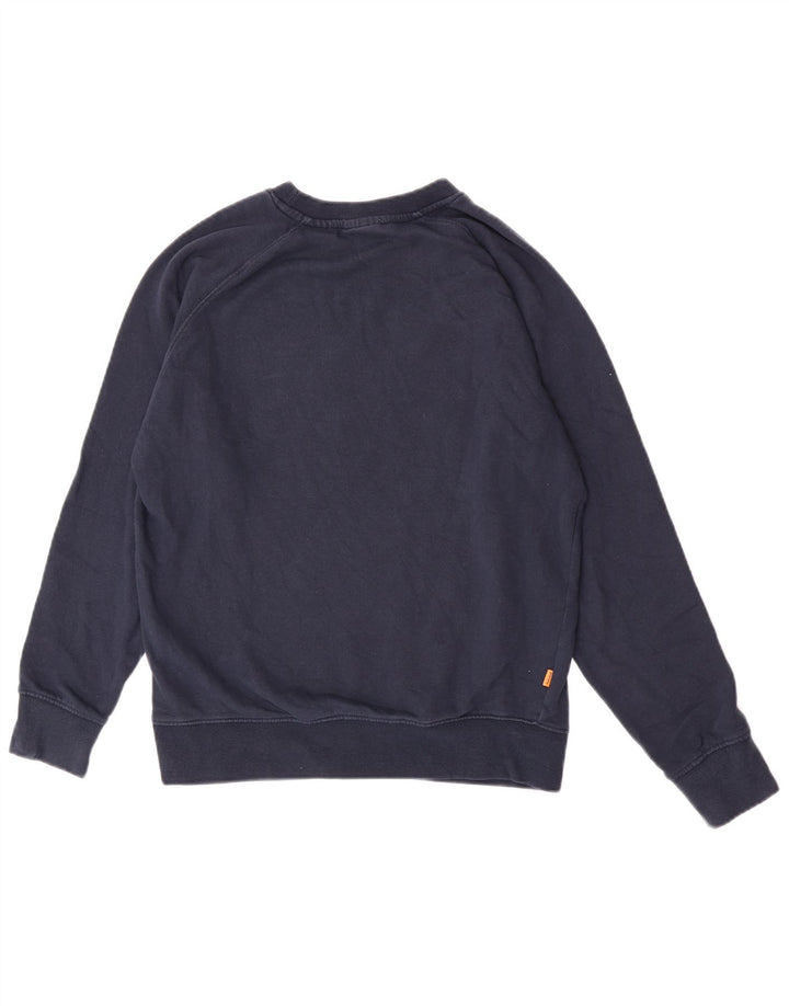 Timberland Sweat-shirt Graphic Regular Fit pour hommes, petit, bleu marine