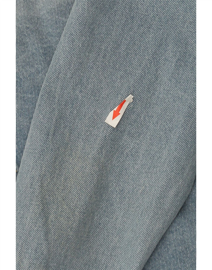 ZARA Veste en jean pour homme UK 38 Bleu moyen Coton