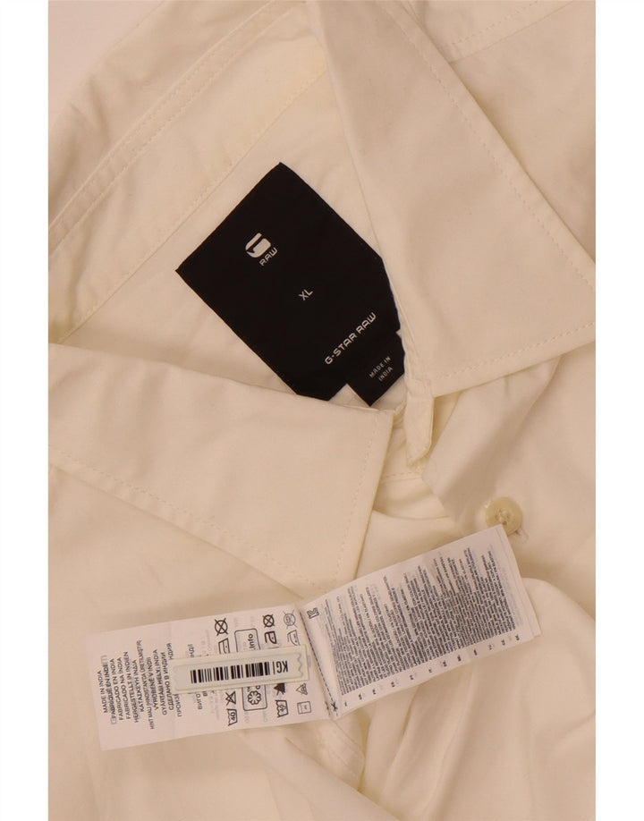G-Star Chemise Homme XL Coton Blanc