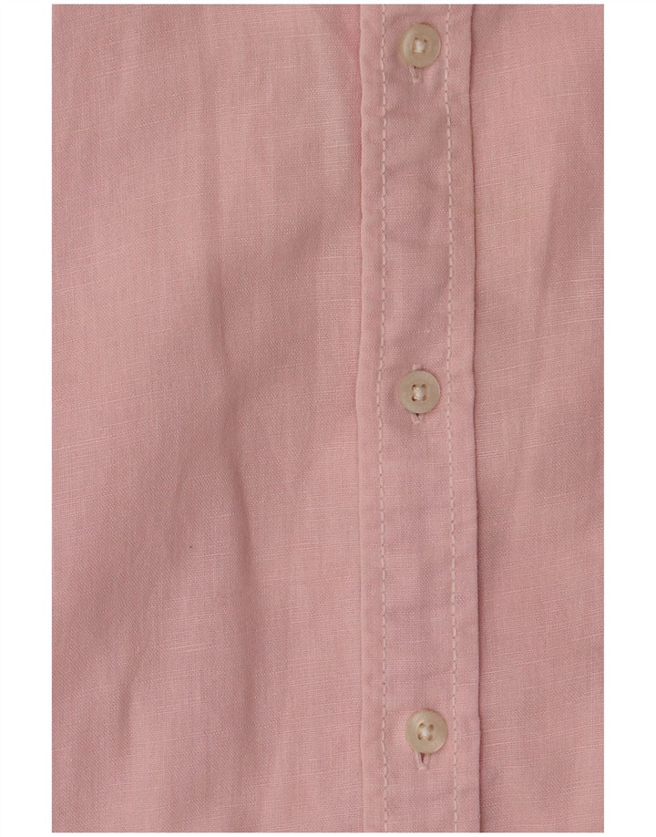 Tommy Hilfiger Chemise à Manches Courtes Homme Rose Moyen