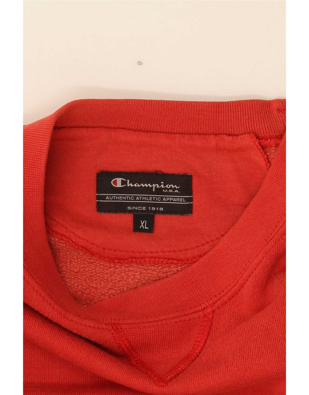 Champion Sweat-Shirt Graphique Homme XL Orange