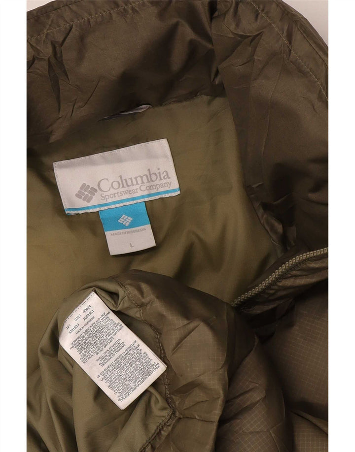 Columbia Veste matelassée pour homme UK 40 Large Vert Polyester