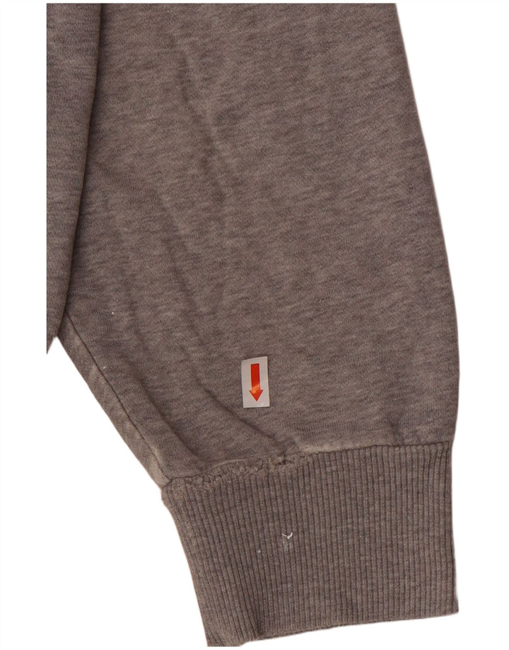 Reebok Pull à Capuche Graphic Homme Gris Large Coton