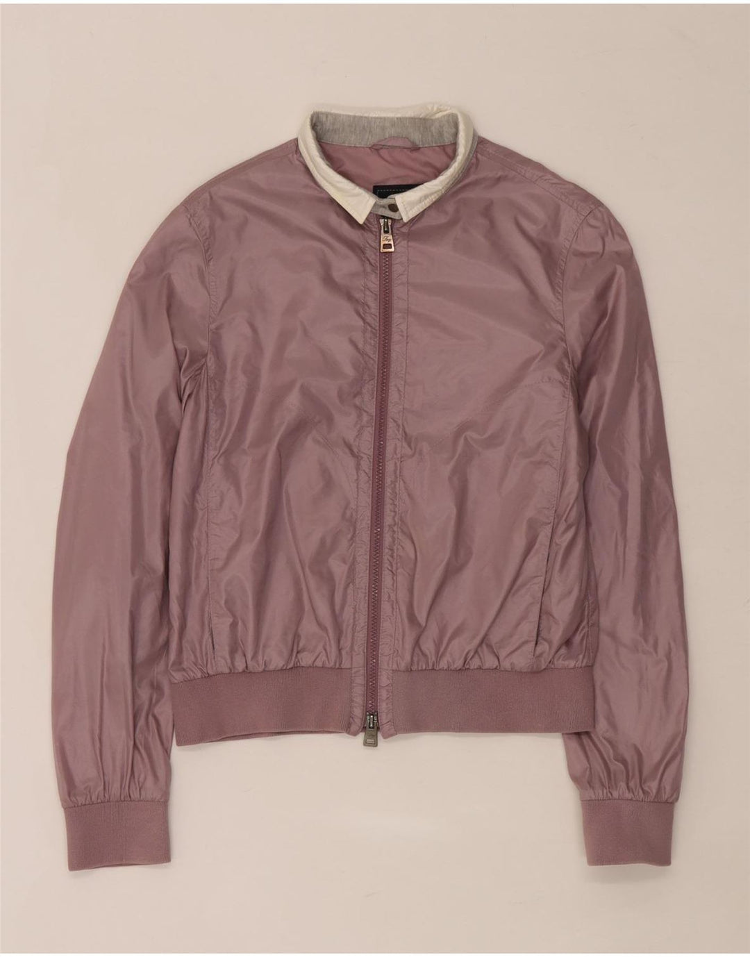 Fay Veste Bomber Femme UK 14 Large Violet Colourblock Polyamide
