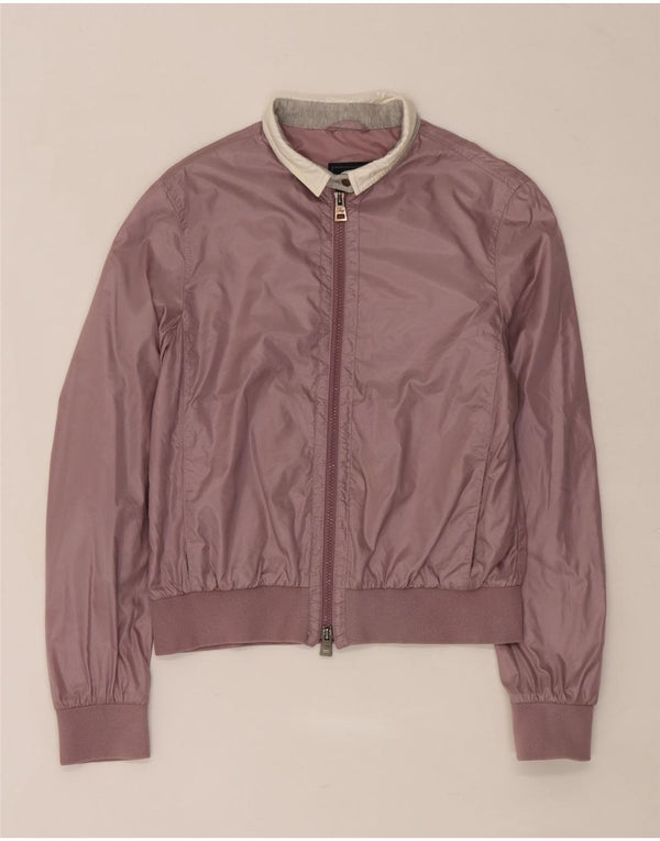 Fay Veste Bomber Femme UK 14 Large Violet Colourblock Polyamide