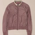 Fay Veste Bomber Femme UK 14 Large Violet Colourblock Polyamide