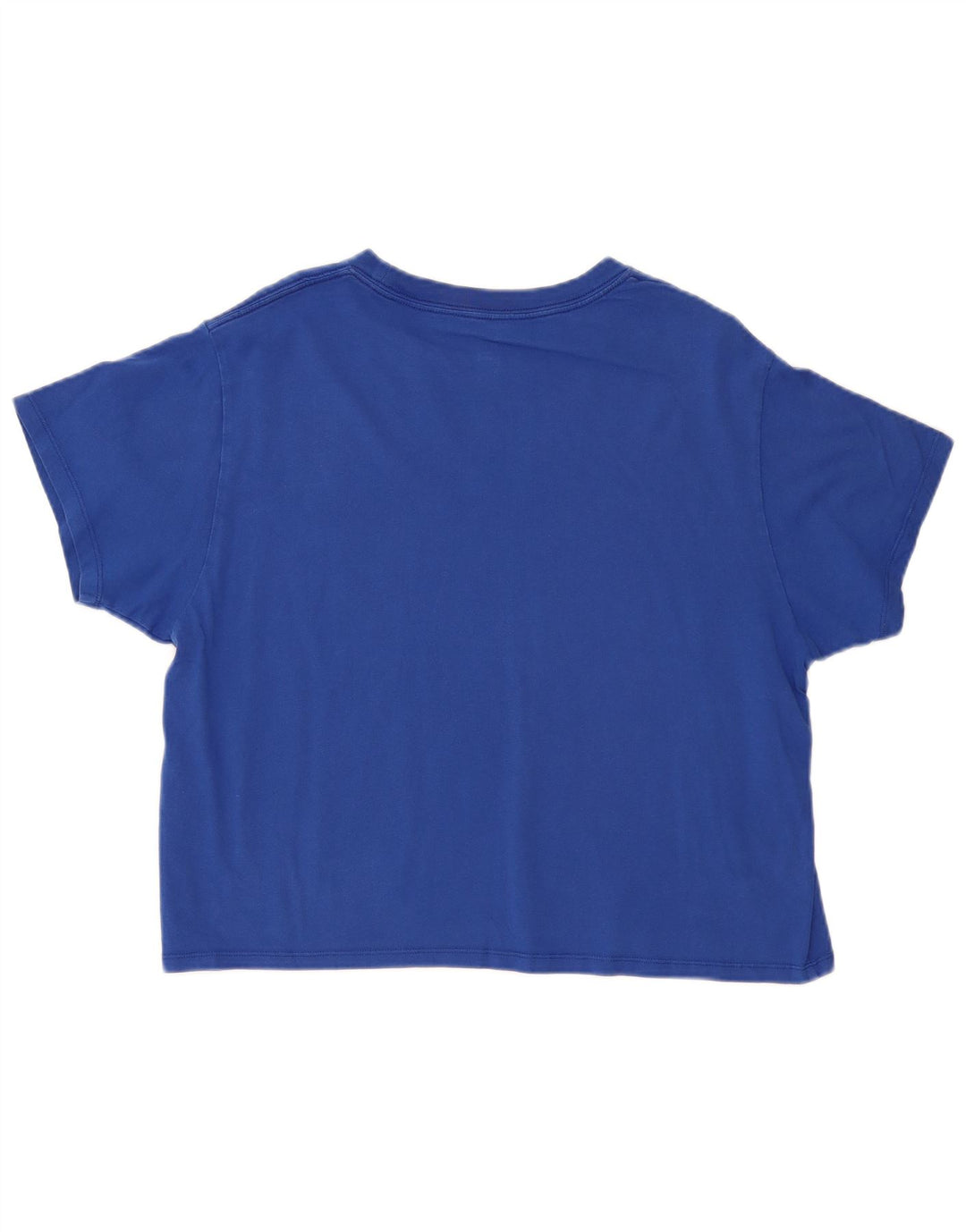 Levi's T-Shirt Graphique Femme UK 14 Bleu Moyen Colourblock