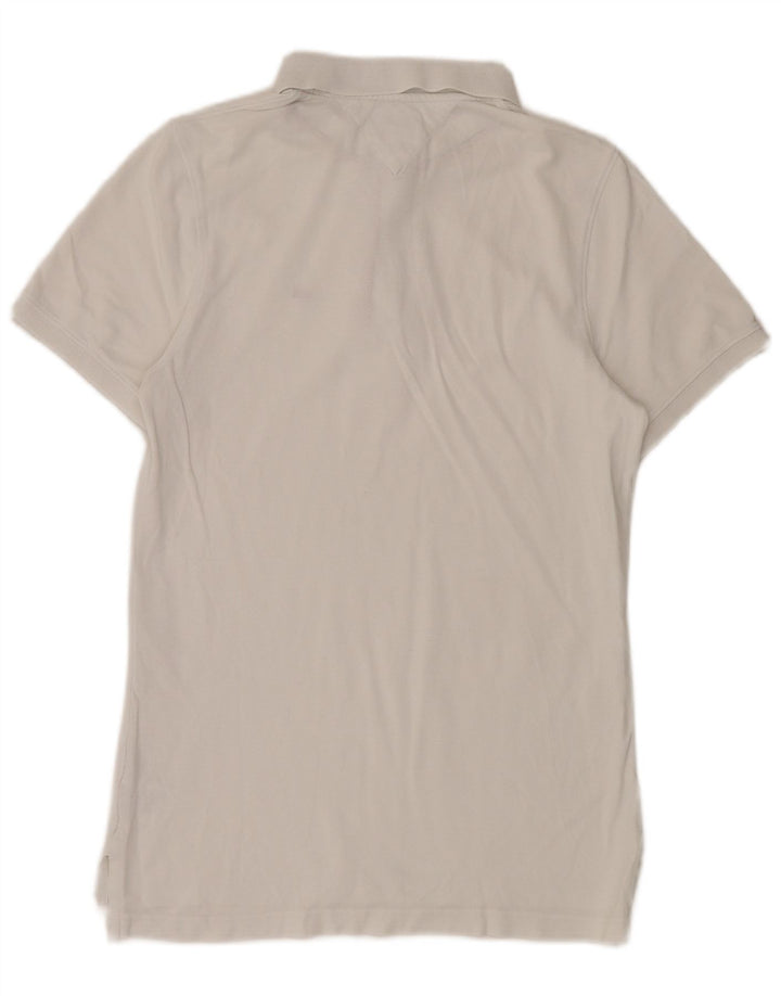 Tommy Hilfiger Polo Homme Blanc Moyen Coton