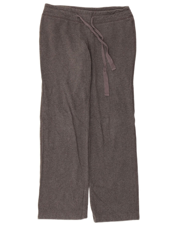 EDDIE BAUER Pantalon de survêtement pour femme UK 10 Small Gris Coton