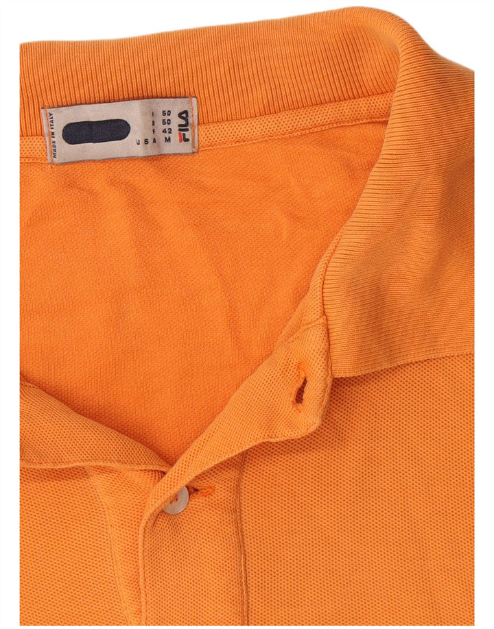 Fila Polo Homme IT 50 Coton Orange Moyen