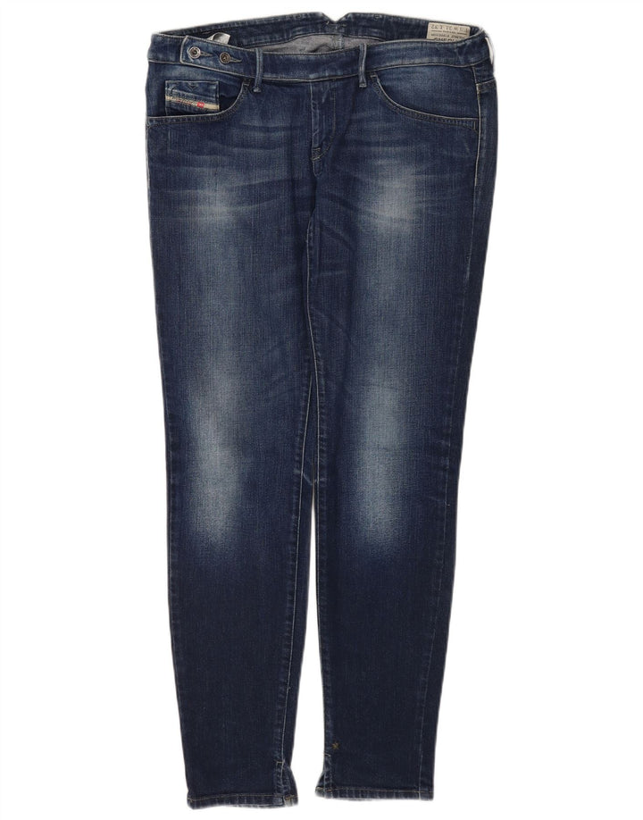 Jean Slim Femme Diesel Cherick W31 L30 Bleu Marine Coton