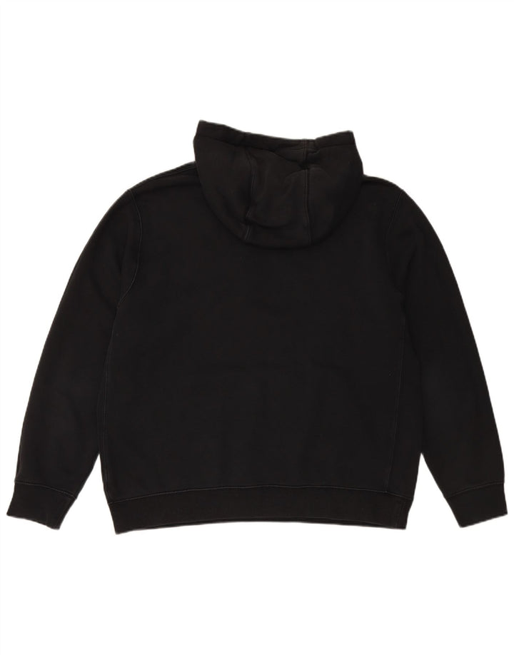 NIKE Pull à capuche pour homme Grand coton noir