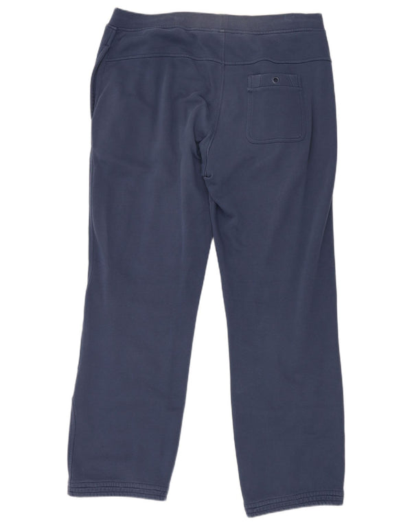 Adidas Pantalon de survêtement graphique pour homme en coton bleu marine Taille L