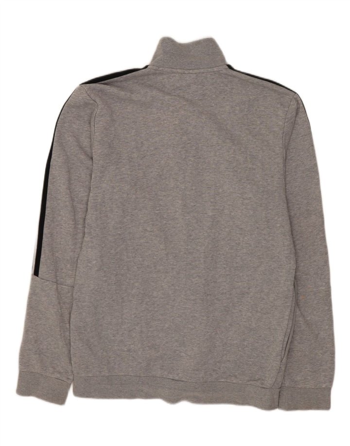 ADIDAS Veste de survêtement pour homme UK 36/38 Petit gris chiné en coton