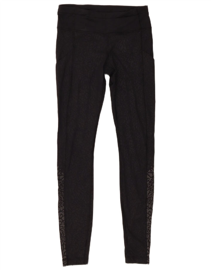 Lululemon Womens Leggings US 6 Medium Black Animal Print