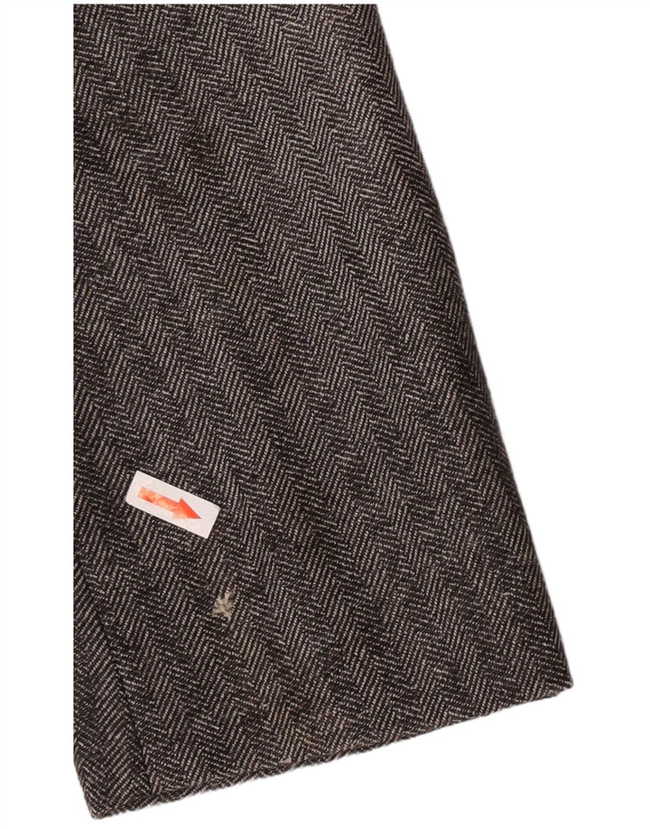 Armani Collezioni Veste Blazer 3 Boutons Homme IT 52 XL Gris Chevrons