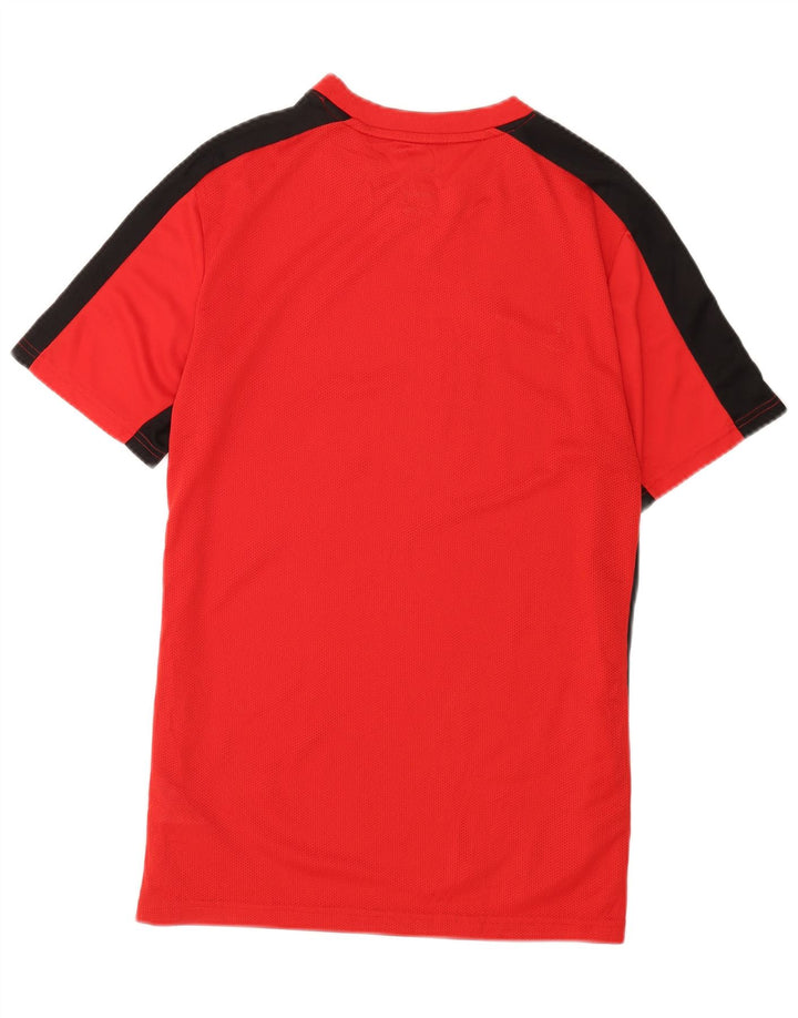 Nike Hommes Dri Fit T-Shirt Haut Large Rouge Colorblock Polyester