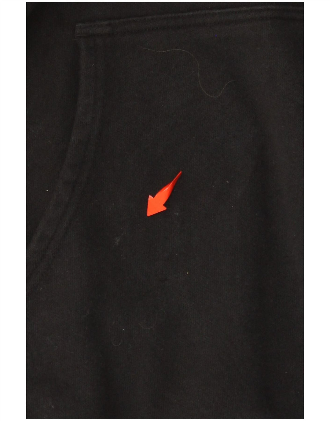 LEVI'S Pull à capuche surdimensionné graphique pour femme UK 16 Large Noir Coton