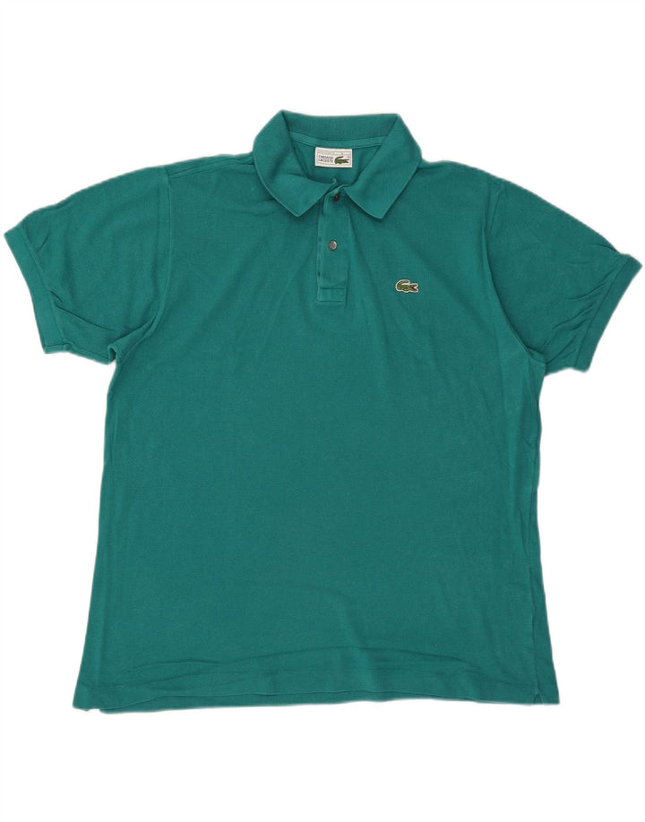 LACOSTE Polo Homme Taille 6 XL Coton Turquoise