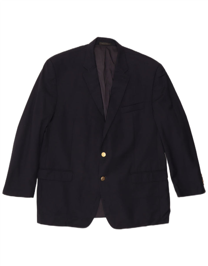 Ralph Lauren Veste blazer à 2 boutons pour homme UK 40 Large Bleu marine