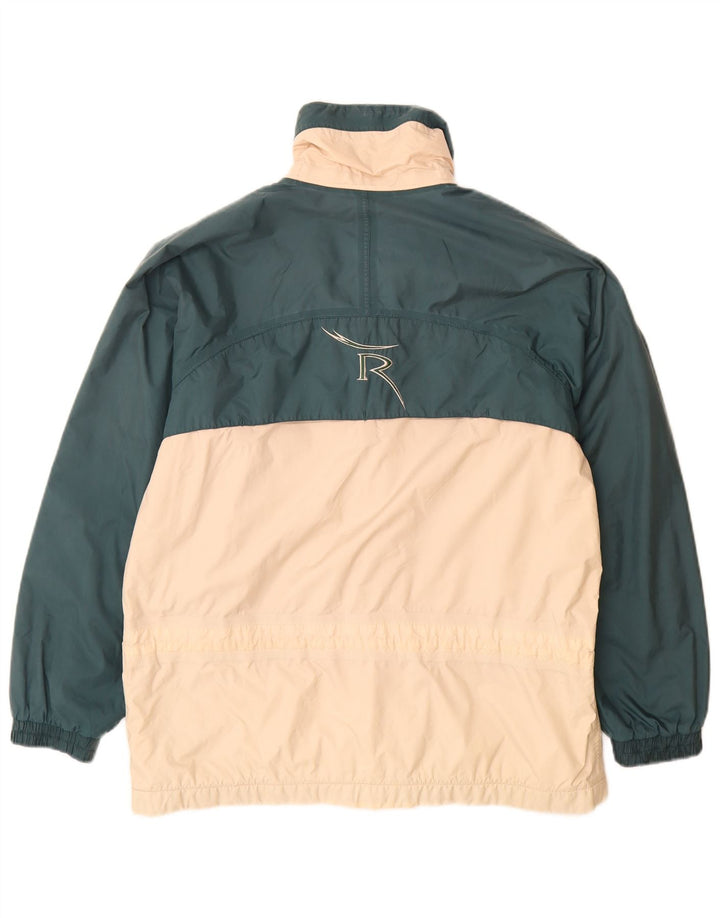 Chervo Veste coupe-vent graphique pour homme UK 36 Small Vert Colorblock