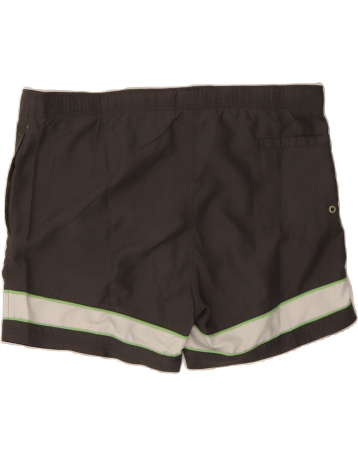 CHAMPION Mens Sport Shorts Large Grey Colourblock Polyester Vintage Champion and Second-Hand Champion from Messina Hembry 