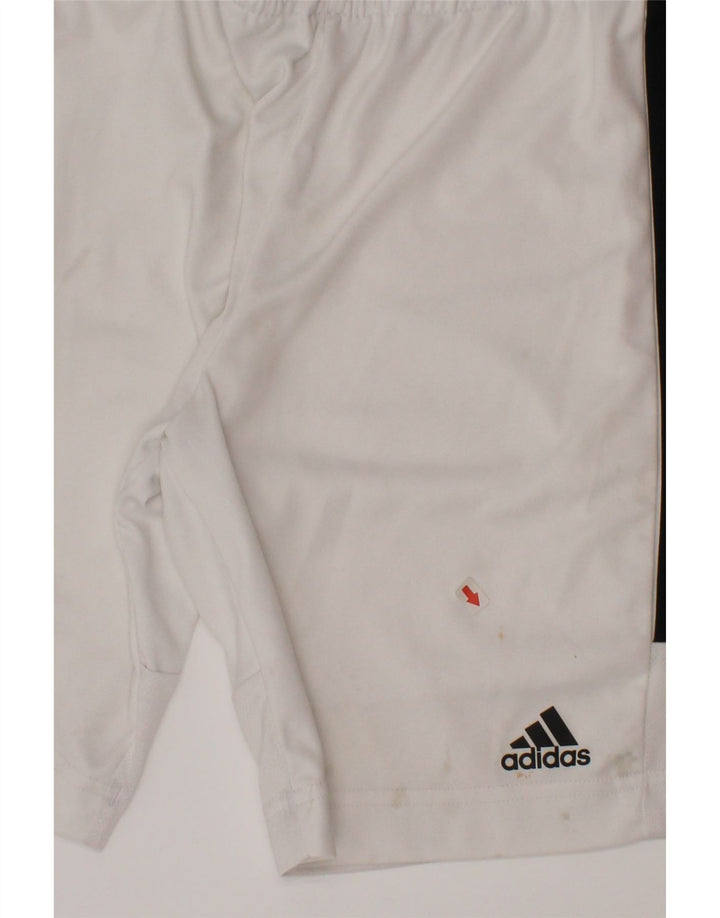 Adidas Short de Sport Aeroready Garçon 9-10 Ans Blanc Polyester