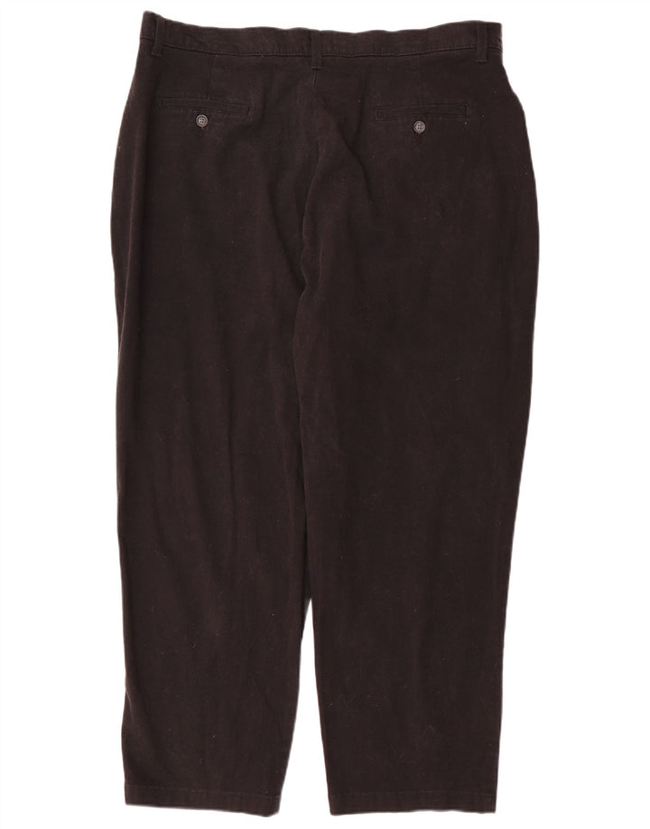 Lee Pantalon court décontracté pour femme US 18 2XL W38 L28 Coton noir