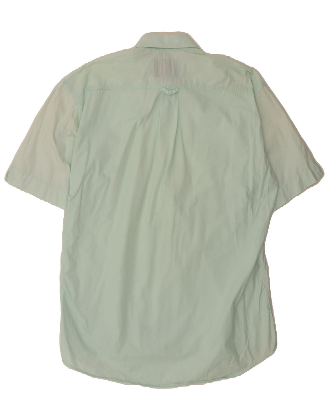LEVI'S Mens Short Sleeve Shirt Large Green Cotton Vintage Levi's and Second-Hand Levi's from Messina Hembry 