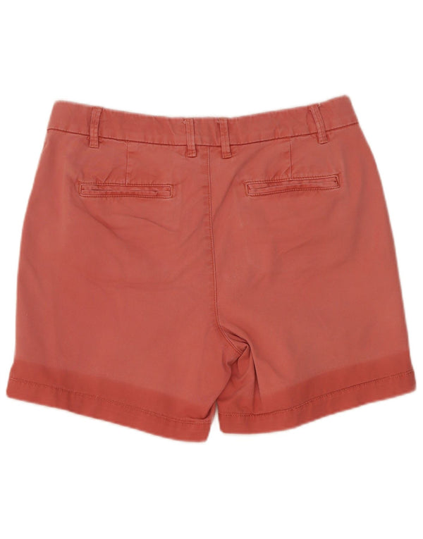 Fat Face Short Chino Femme UK 10 Petit W30 Coton Rouge