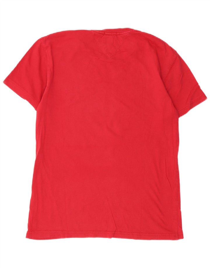 Tommy Hilfiger T-Shirt Graphique Homme Petit Rouge Coton