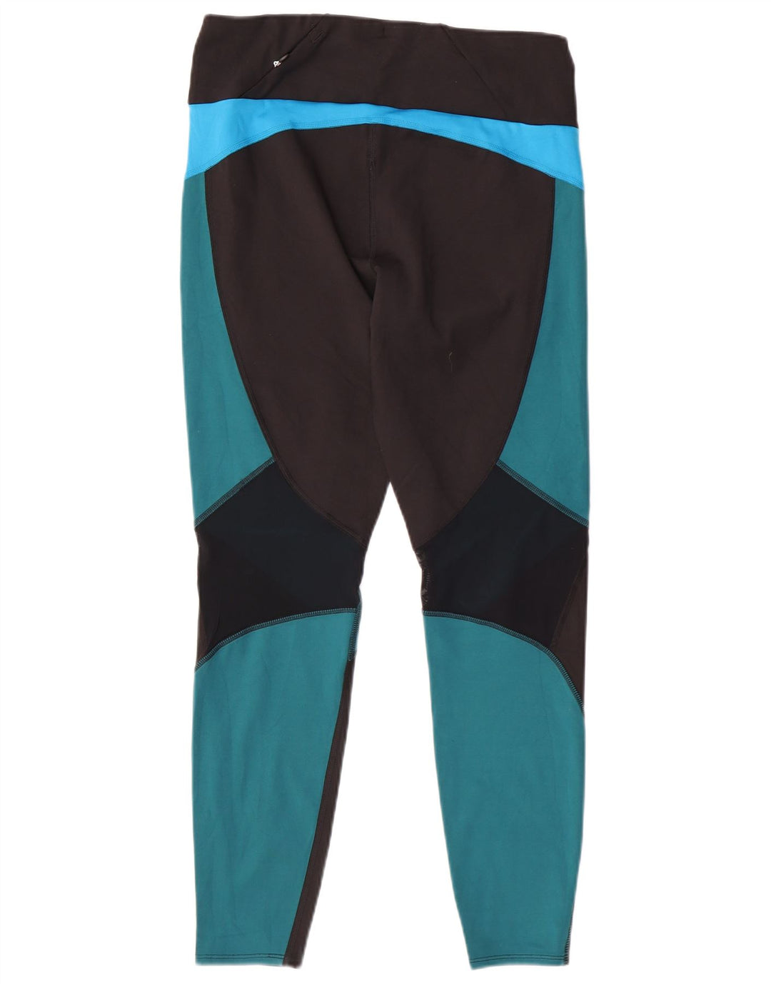 Marks & Spencer Leggings Femme UK 44 Polyester Colorblock Noir Moyen