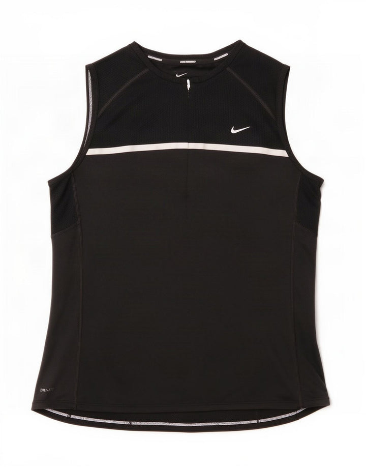 Nike Womens Dri Fit Débardeur UK 16 Grand Noir