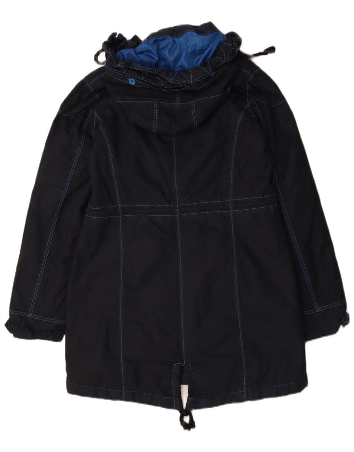 Kangaroos Parka à capuche pour femme EU 36 Small Bleu marine