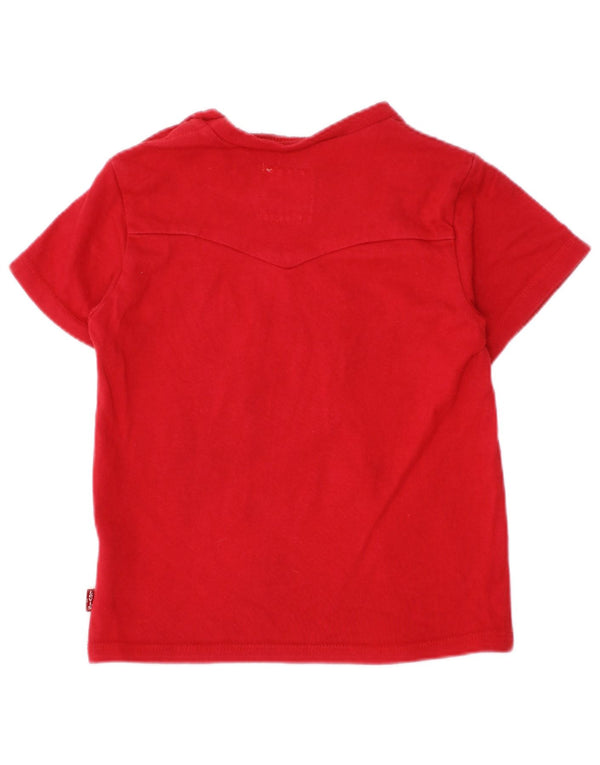 LEVI'S T-shirt graphique bébé garçon 18-24 mois rouge coton