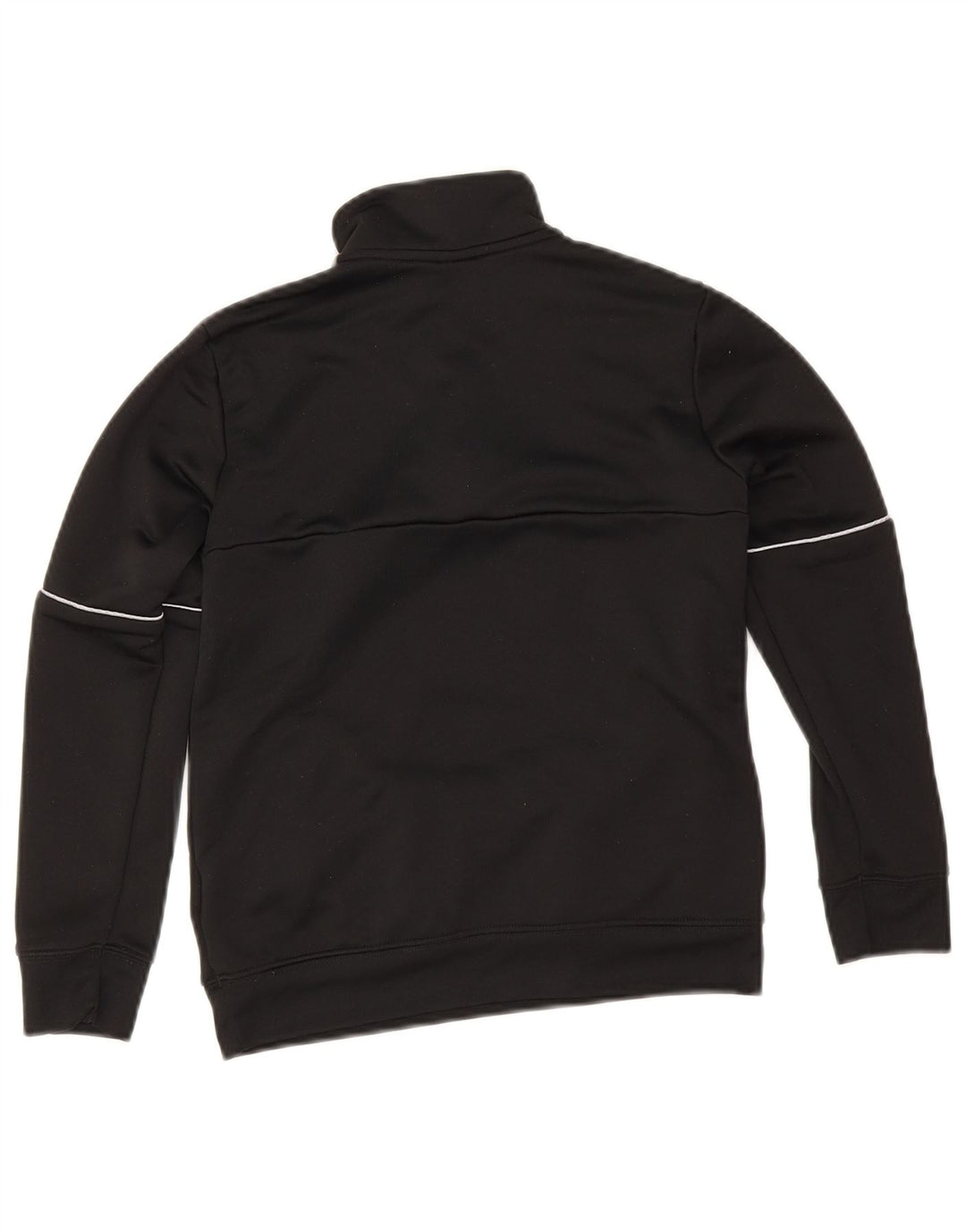 Adidas Garçon Aeroready Zip Neck Sweatshirt Jumper 9-10 ans Noir Polyester